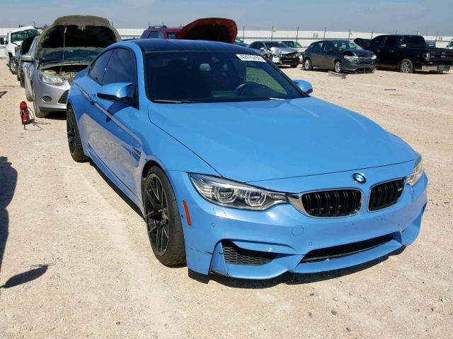 WBS3R9C50GK336429 - 2016 BMW M4 BLUE photo 1