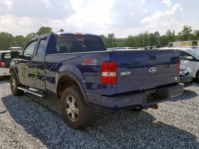 1FTPX14517FB76259 - 2007 FORD F150 BLUE photo 3