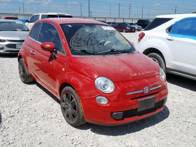 3C3CFFAR2CT365724 - 2012 FIAT 500 POP RED photo 1