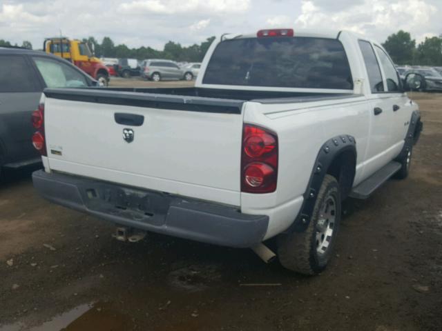 1D7HA18N68S511658 - 2008 DODGE RAM 1500 S WHITE photo 4