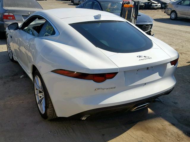 SAJDD1GX2JCK55314 - 2018 JAGUAR F-TYPE WHITE photo 3