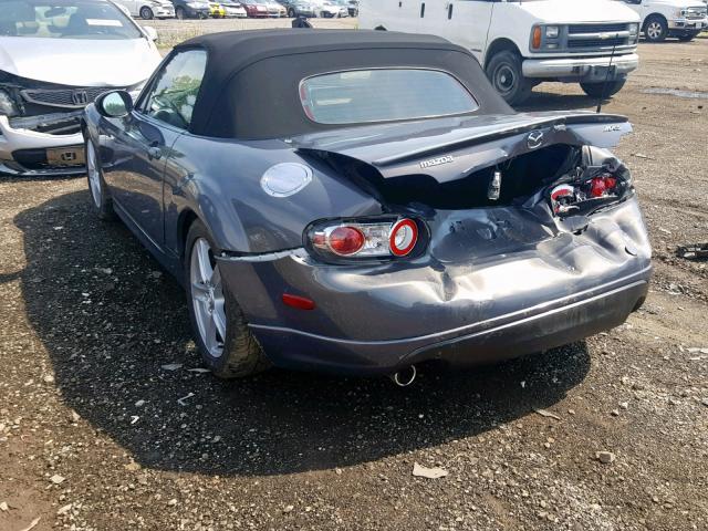 JM1NC25F960112665 - 2006 MAZDA MX-5 MIATA GRAY photo 3