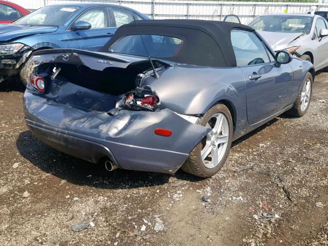 JM1NC25F960112665 - 2006 MAZDA MX-5 MIATA GRAY photo 4