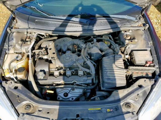 1C3EL56R44N310522 - 2004 CHRYSLER SEBRING LX GRAY photo 7