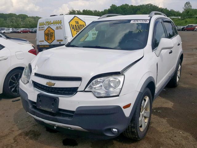 3GNAL2EK2CS596072 - 2012 CHEVROLET CAPTIVA SP WHITE photo 2