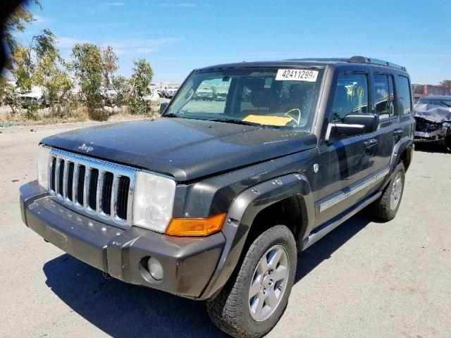 1J8HG58236C170922 - 2006 JEEP COMMANDER GREEN photo 2