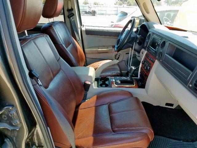 1J8HG58236C170922 - 2006 JEEP COMMANDER GREEN photo 5