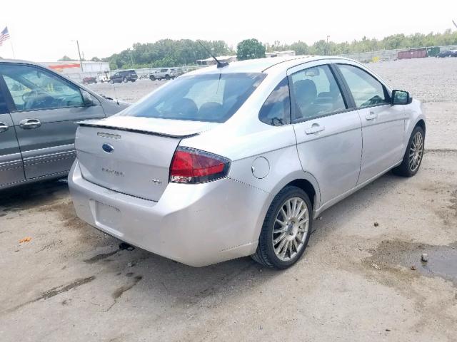 1FAHP3GN4BW184124 - 2011 FORD FOCUS SES SILVER photo 4