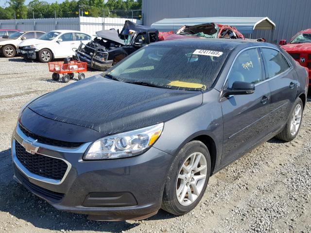 1G11C5SL9FF289765 - 2015 CHEVROLET MALIBU 1LT CHARCOAL photo 2