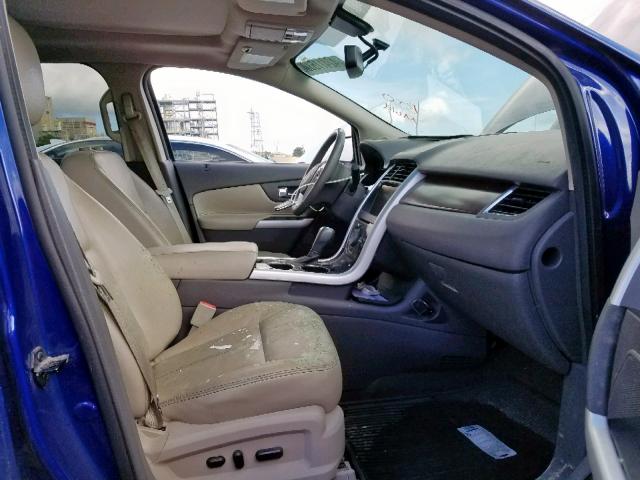 2FMDK4KC3DBA39658 - 2013 FORD EDGE LIMIT BLUE photo 5