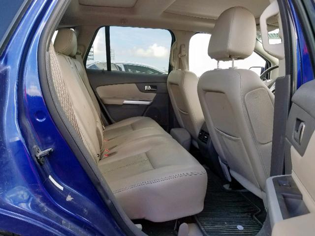 2FMDK4KC3DBA39658 - 2013 FORD EDGE LIMIT BLUE photo 6