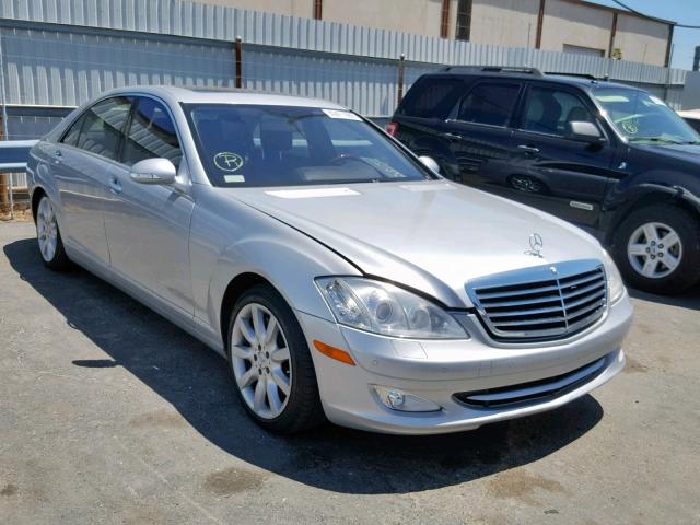 WDDNG71X87A098999 - 2007 MERCEDES-BENZ S 550 SILVER photo 1