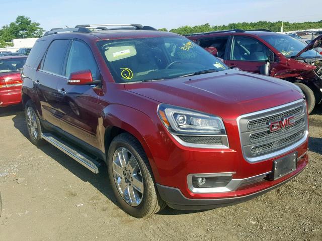 1GKKVSKD6HJ271743 - 2017 GMC ACADIA LIM RED photo 1