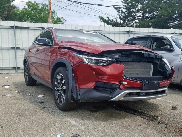 SJKCH5CR0KA009059 - 2019 INFINITI QX30 ESSEN RED photo 1