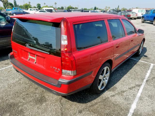 YV1SJ52Y342360115 - 2004 VOLVO V70 R RED photo 4