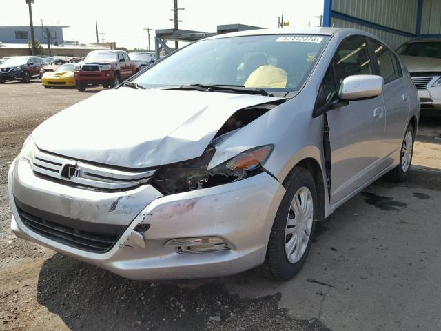 JHMZE2H5XAS026937 - 2010 HONDA INSIGHT LX SILVER photo 2