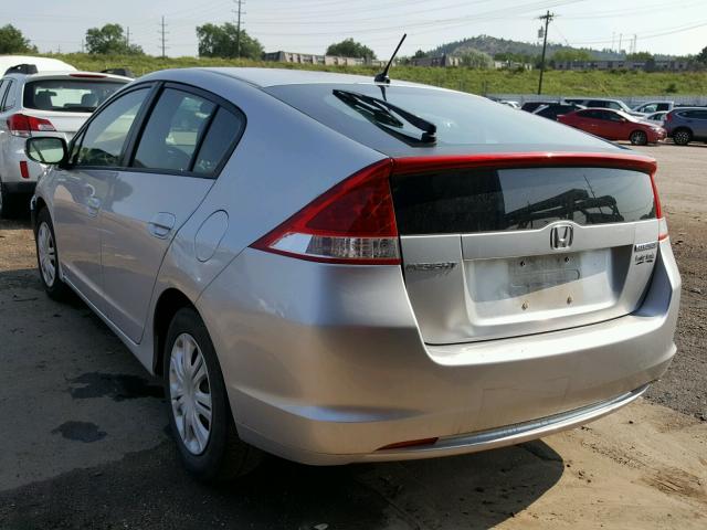 JHMZE2H5XAS026937 - 2010 HONDA INSIGHT LX SILVER photo 3