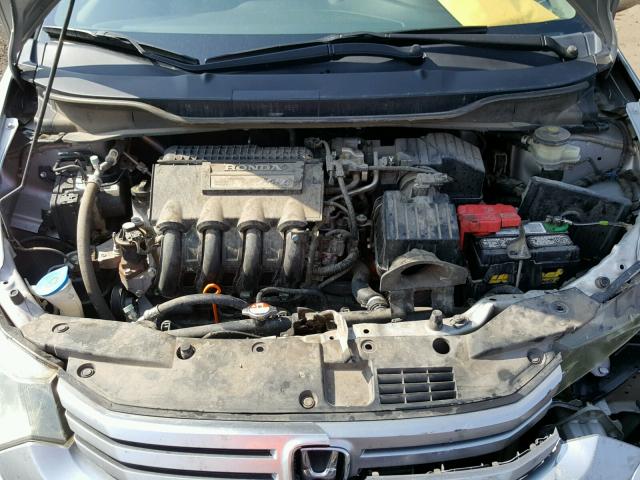 JHMZE2H5XAS026937 - 2010 HONDA INSIGHT LX SILVER photo 7