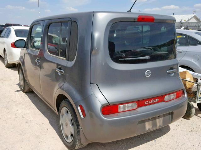 JN8AZ2KR6BT214191 - 2011 NISSAN CUBE BASE GRAY photo 3