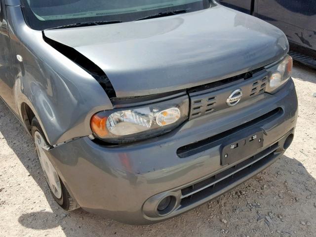 JN8AZ2KR6BT214191 - 2011 NISSAN CUBE BASE GRAY photo 9