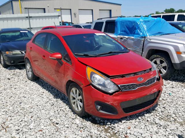 KNADN5A3XC6031456 - 2012 KIA RIO EX RED photo 1