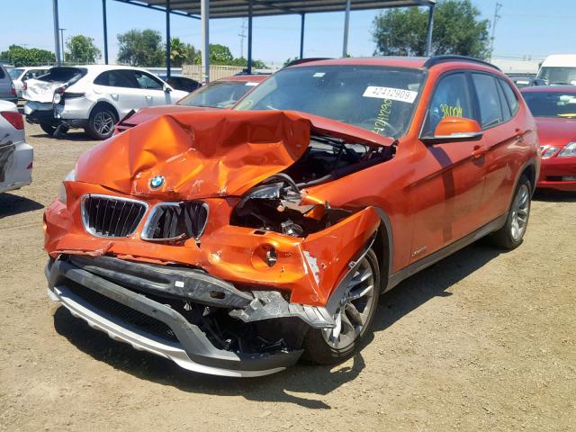 WBAVL1C57FVY27271 - 2015 BMW X1 XDRIVE2 ORANGE photo 2