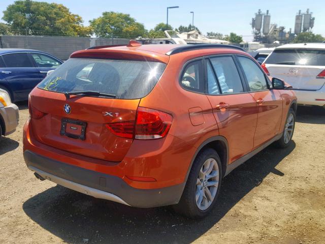 WBAVL1C57FVY27271 - 2015 BMW X1 XDRIVE2 ORANGE photo 4