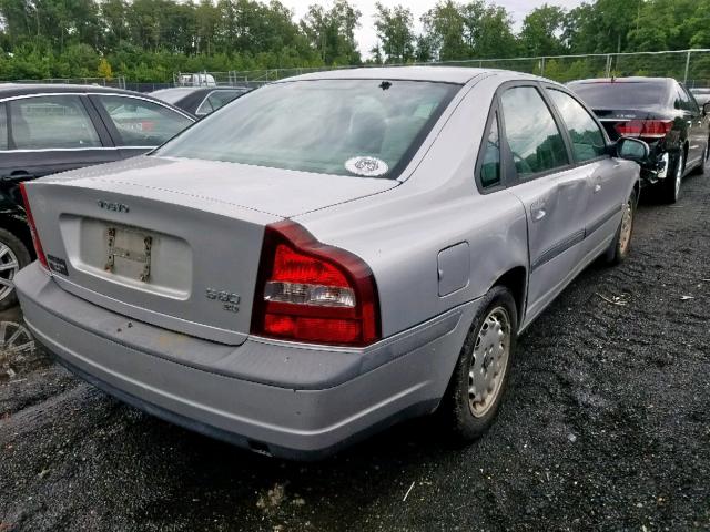 YV1TS97D2X1056797 - 1999 VOLVO S80 SILVER photo 4