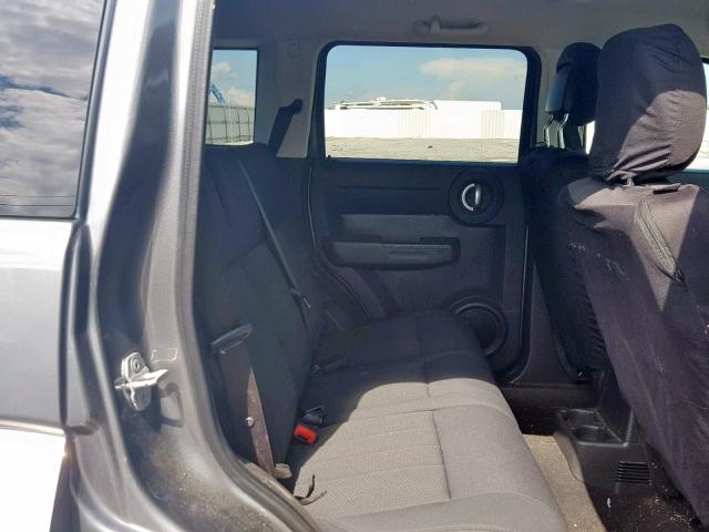 1D4PU4GK2BW602127 - 2011 DODGE NITRO HEAT GRAY photo 6