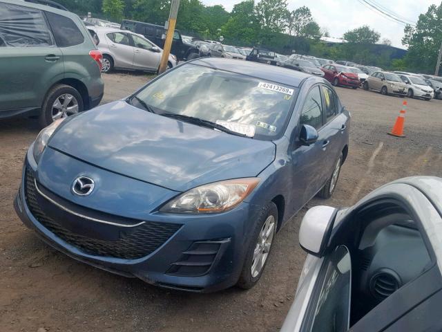 JM1BL1VGXB1395460 - 2011 MAZDA 3 I BLUE photo 2