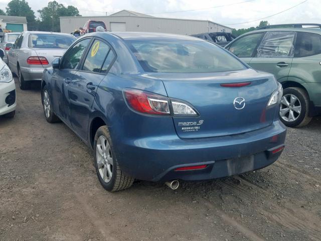 JM1BL1VGXB1395460 - 2011 MAZDA 3 I BLUE photo 3