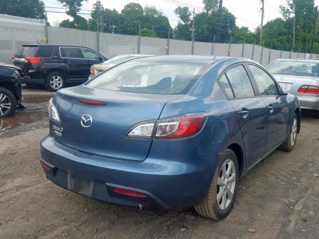 JM1BL1VGXB1395460 - 2011 MAZDA 3 I BLUE photo 4