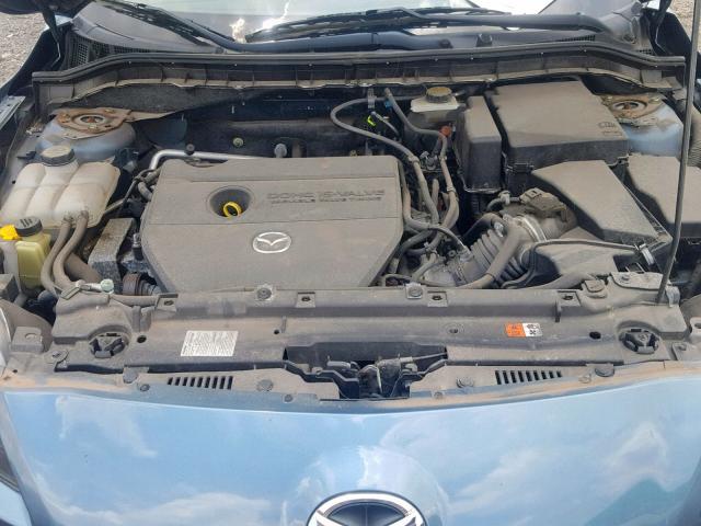 JM1BL1VGXB1395460 - 2011 MAZDA 3 I BLUE photo 7