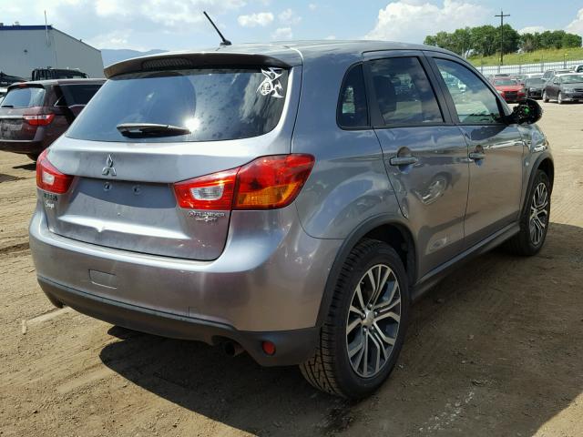 JA4AP3AU8GZ040684 - 2016 MITSUBISHI OUTLANDER GRAY photo 4