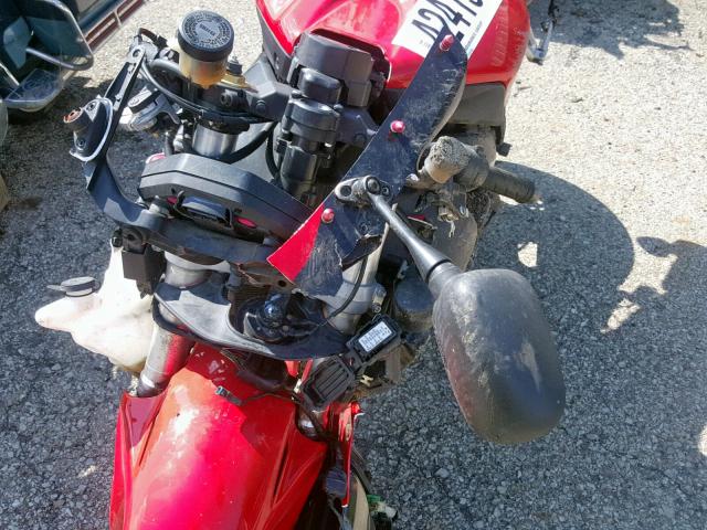 JH2SC57004M005871 - 2004 HONDA CBR1000RR BURGUNDY photo 9