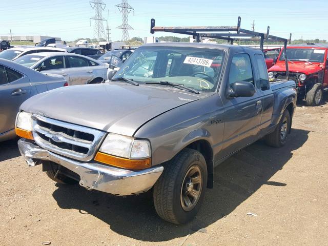 1FTYR14V5YPB56025 - 2000 FORD RANGER SUP GRAY photo 2