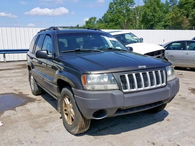 1J4GW48S44C431790 - 2004 JEEP GRAND CHER BLUE photo 1