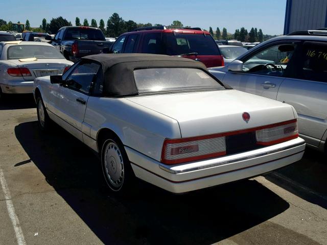 1G6VS3381LU126757 - 1990 CADILLAC ALLANTE WHITE photo 3