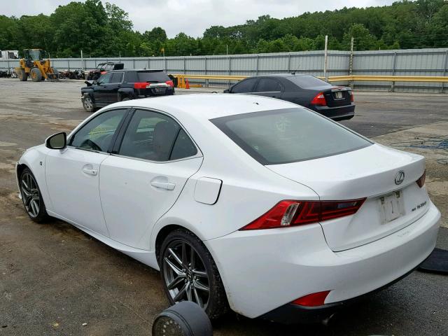 JTHCE1D26E5005342 - 2014 LEXUS IS 350 WHITE photo 3