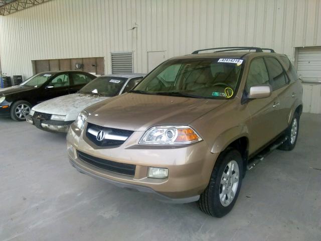 2HNYD18924H548691 - 2004 ACURA MDX TOURIN TAN photo 2