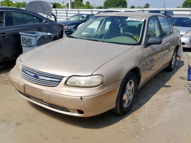 1G1ND52F75M119715 - 2005 CHEVROLET CLASSIC BEIGE photo 2