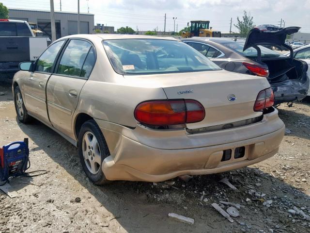 1G1ND52F75M119715 - 2005 CHEVROLET CLASSIC BEIGE photo 3