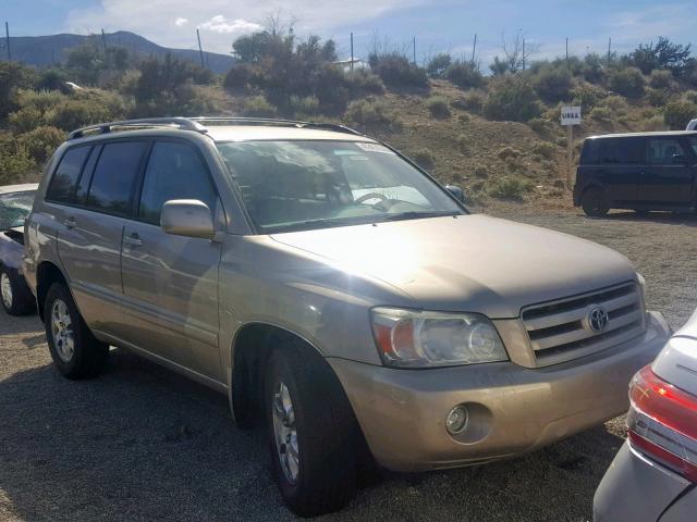 JTEEP21A660159159 - 2006 TOYOTA HIGHLANDER GOLD photo 1