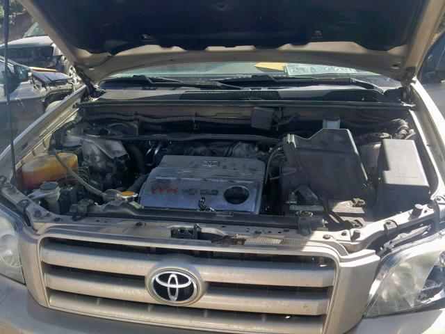 JTEEP21A660159159 - 2006 TOYOTA HIGHLANDER GOLD photo 7