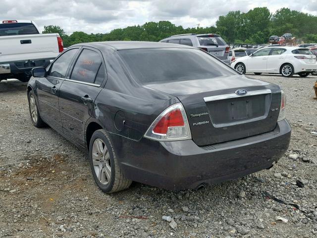 3FAFP08116R190649 - 2006 FORD FUSION SEL GRAY photo 3