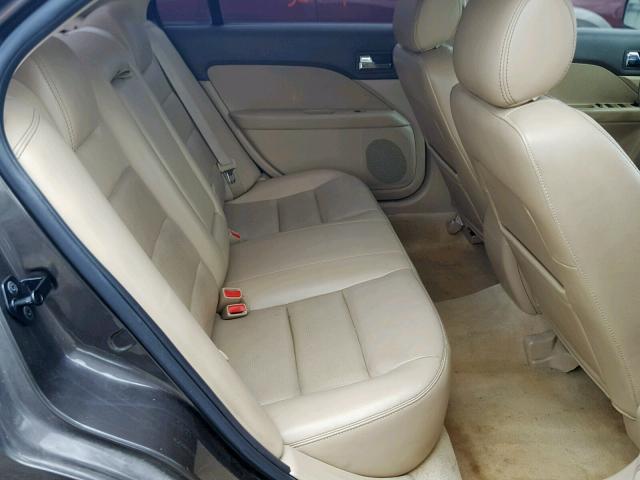 3FAFP08116R190649 - 2006 FORD FUSION SEL GRAY photo 6