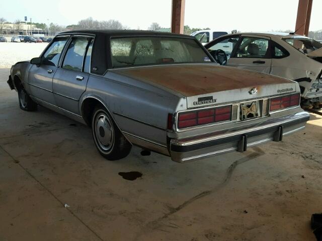 1G1BN69HXGY105669 - 1986 CHEVROLET CAPRICE CL SILVER photo 3