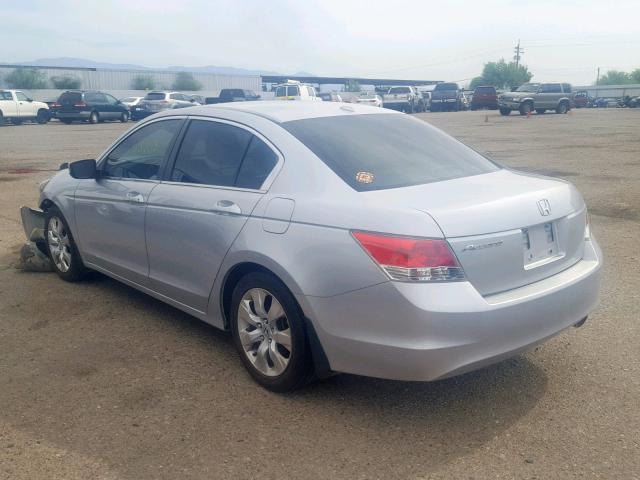 1HGCP2F89AA195935 - 2010 HONDA ACCORD EXL SILVER photo 3