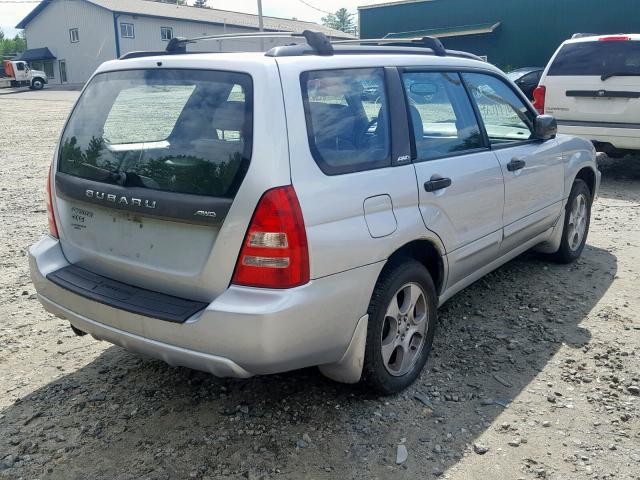 JF1SG656X3H749730 - 2003 SUBARU FORESTER 2 SILVER photo 4