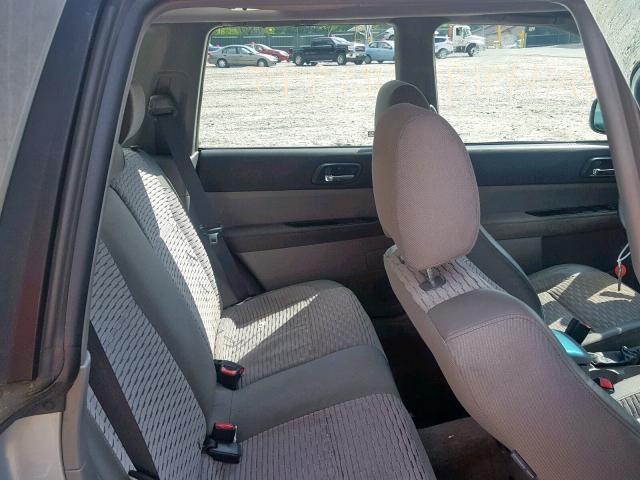 JF1SG656X3H749730 - 2003 SUBARU FORESTER 2 SILVER photo 6